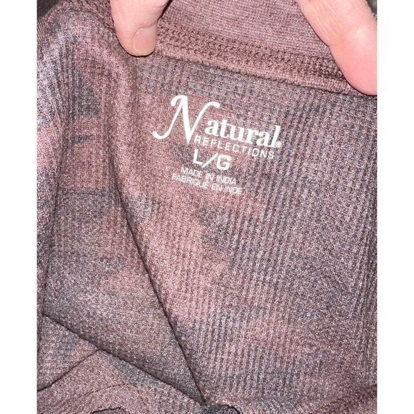 Natural Reflections Hillside Notch-Neck Long-Sleeve Thermal Shirt - Picture 7 of 8